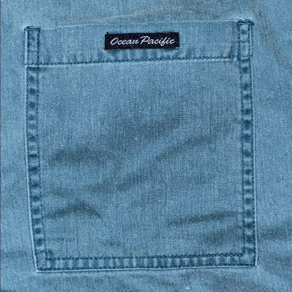 OP Vintage Drawstring Baggy Shorts SZ Medium - Picture 5 of 9